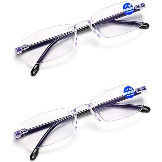 Myreen Rimless Blue Light Blocking Reading Glasses