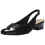 Trotters womens Dea, Black Floral, 11