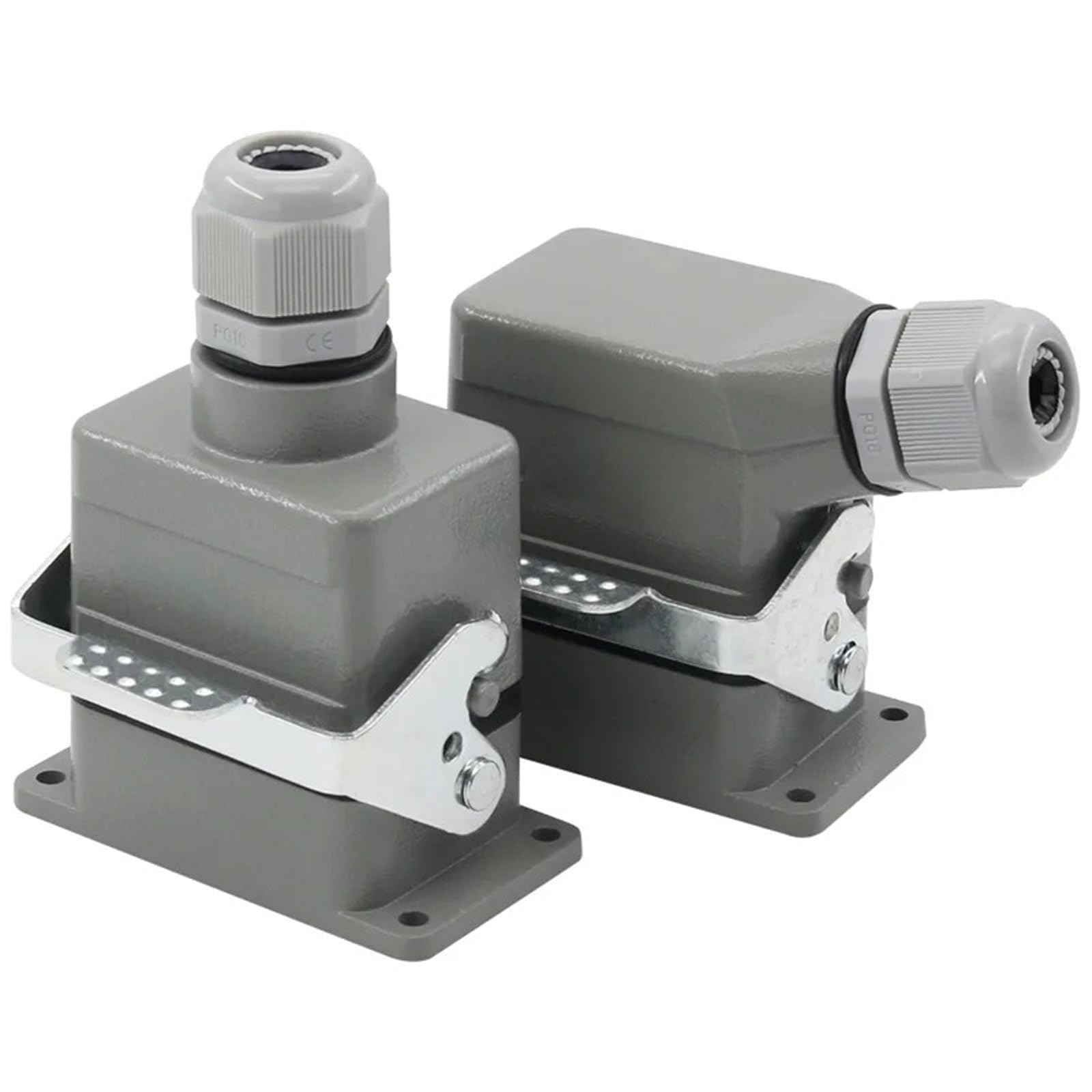 Conector de alta resistencia HDC-HD-024 rectangular de 24 pines para uso industrial 5
