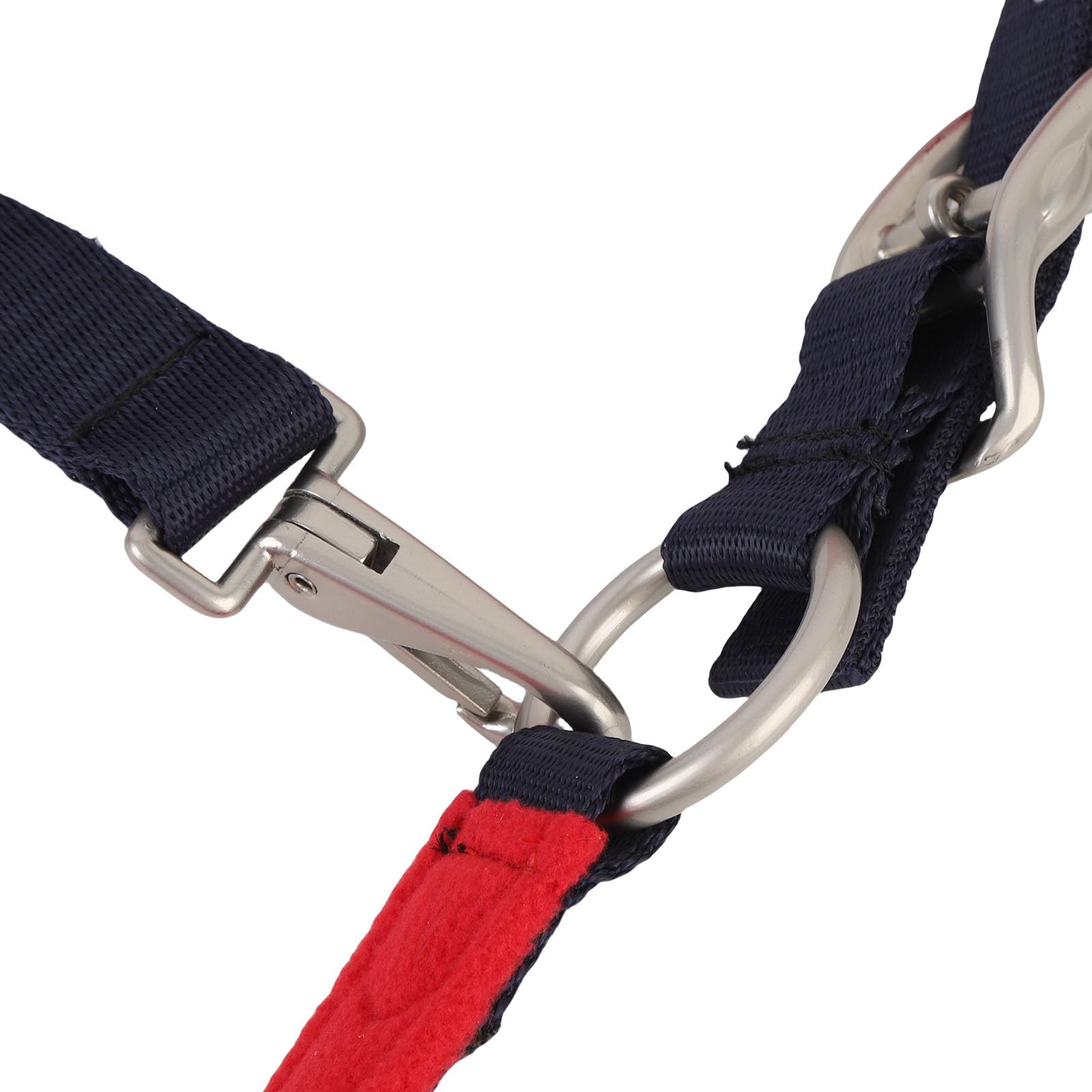 Cavezza per Cavallo, Capezza Regolabile con Hardware Robusto e Imbottitura in Pile per Uso Equestre, Addestramento e Trasporto