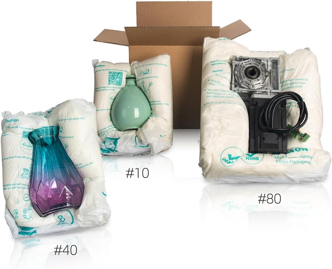 Expanding Foam Packaging Expanding Packing Foam for PC, Fragile & Irregular Valuables Items, Electronics, Ceramics, 22"x27" Expandable Packing Foam for Shipping & Moving #80 (12 Pack)