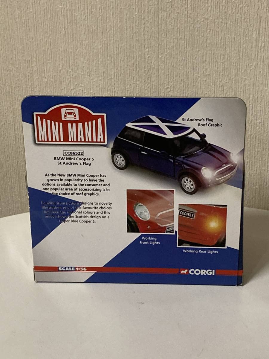 レア！ CORGI コーギ ミニクーパー No.204 ミニカー 青 レア！ CORGI