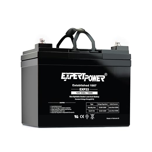 ExpertPower 12V 33Ah Compact Deep-Cycle