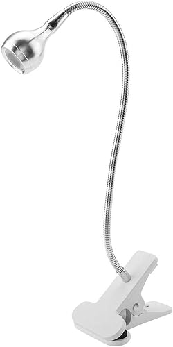 Mini lámpara de noche de escritorio con clip, luz LED USB de cuello de cisne para protección de ojos, lámpara de cabecera para estudio en casa