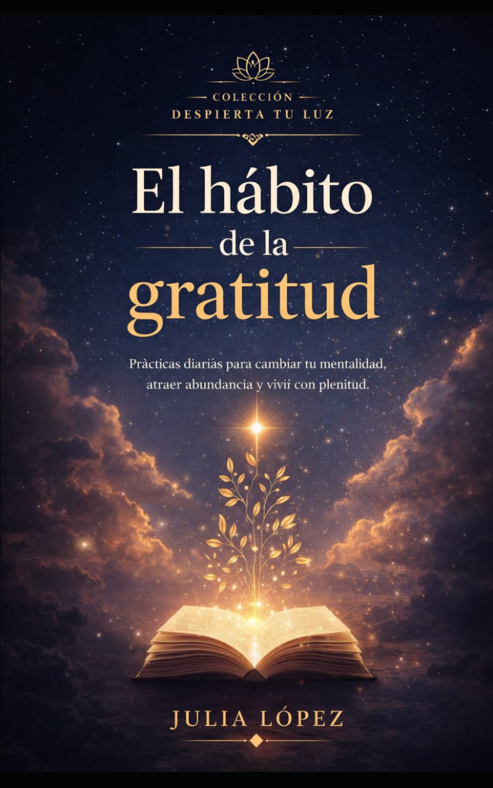 El hábito de la gratitud: Prácticas diarias para cambiar tu mentalidad, atraer abundancia y vivir con plenitud (Despierta tu Luz)