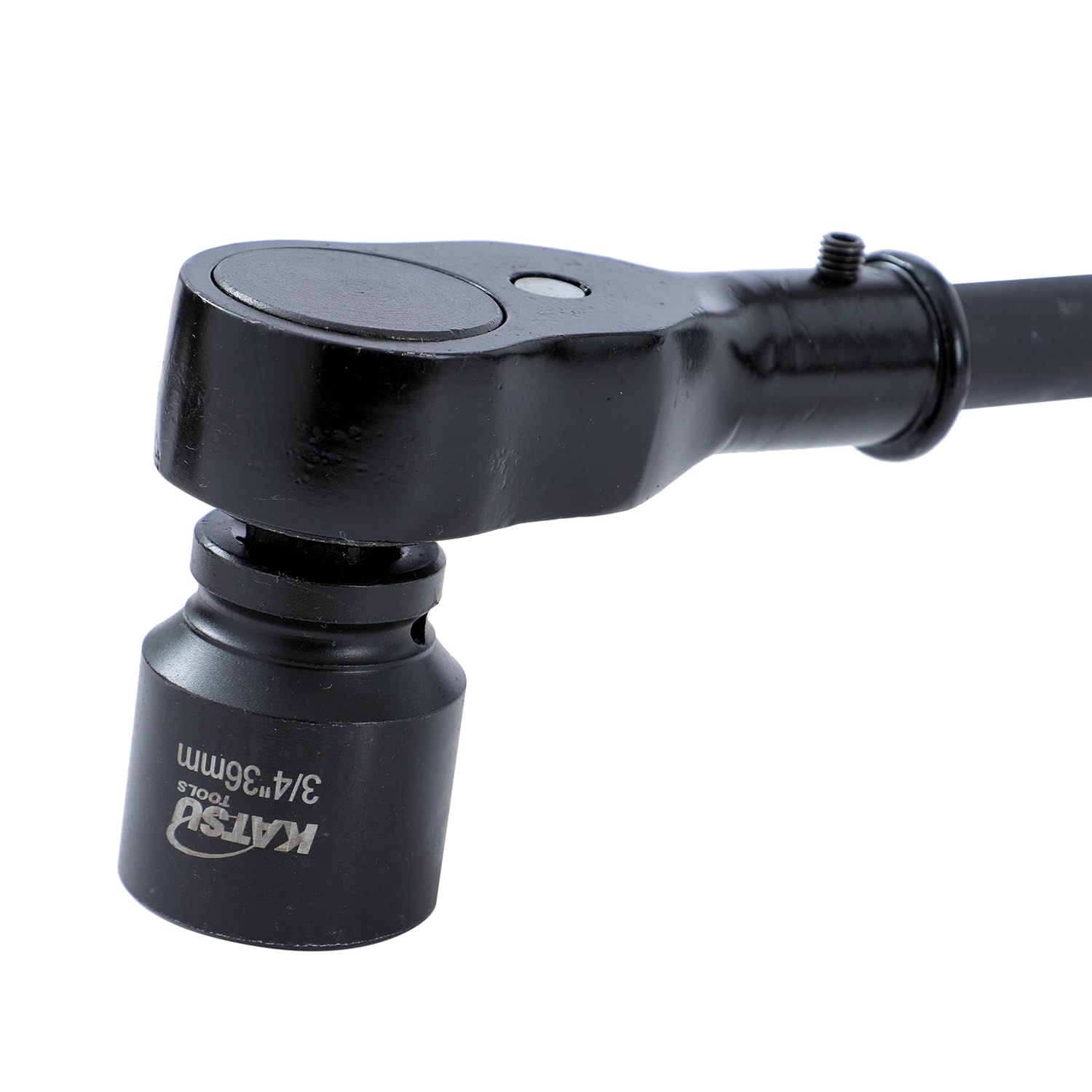 KATSU Tools Juego dado impacto industrial 21 pz – carraca de 24 dientes con liberación rápida 3/4″, vasos profundos 6 puntas métricos 19‑50 mm, maletín acero