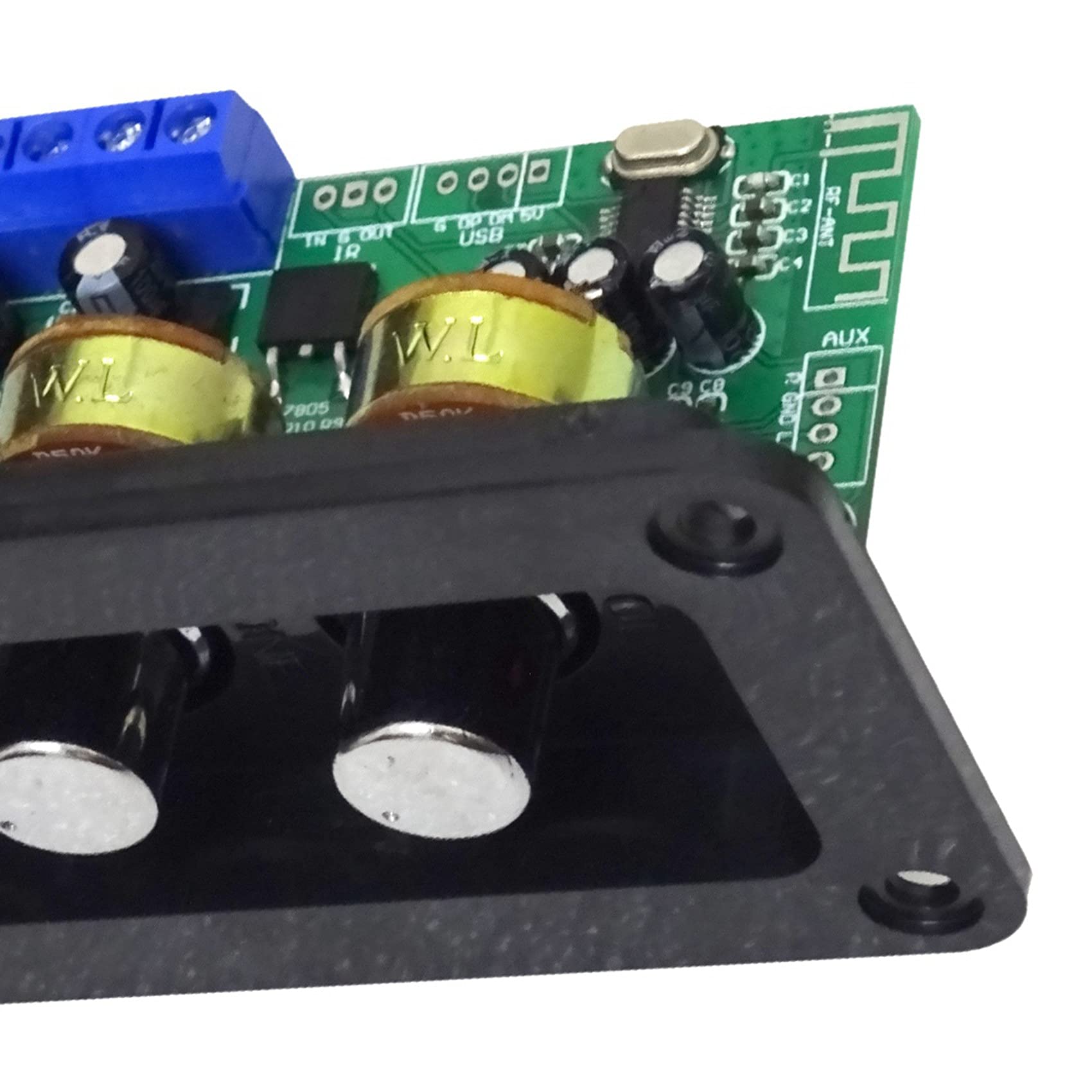 10X Carte Audio de Puissance D'Amplificateur Bluetooth 20Wx2 Amplificateurs Sonores D'Ampli Stéréo AUX U Décodeur