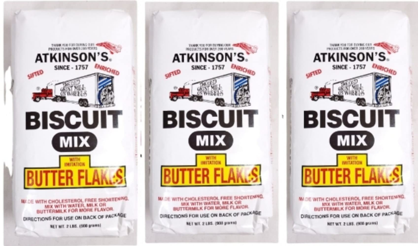 Butter Flake Biscuit Mix 3-2 Lb Bags