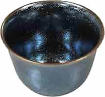 茶碗　　125mm×128mm×75mm Amazon.com | Saji Pottery Banko Ware Sencha Bowl, Gunblue