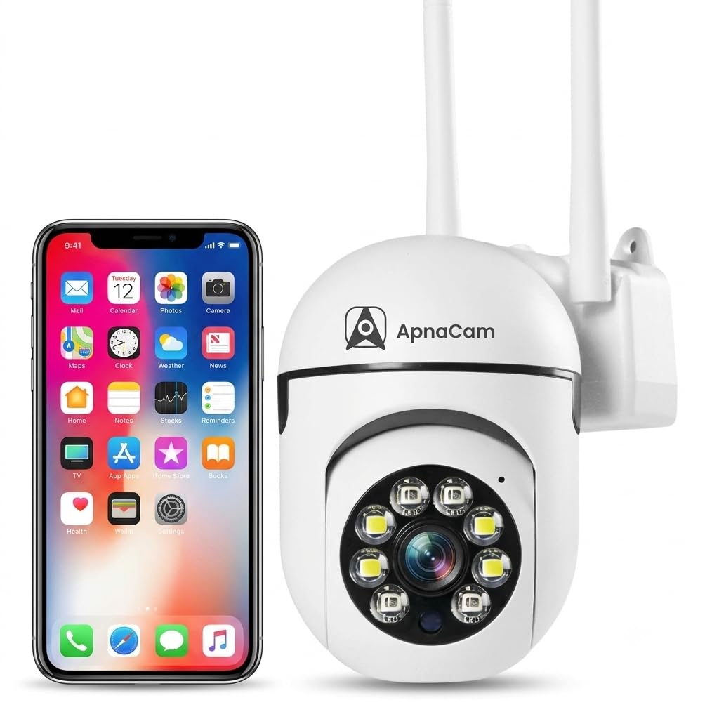 OneXsale 1080p HD Wi-Fi Wireless IP CCTV Camera – Mini Dome PTZ with 360° Coverage, Remote Viewing, and Live Streaming (V380 Pro)-image-45