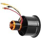EDF Ducted Fan Set 50mm EDF 12 Blades Ducted Fan with QF2611‑5000KV 3‑4S Brushless Motor for RC Airplane RC Replacement Part(CW)