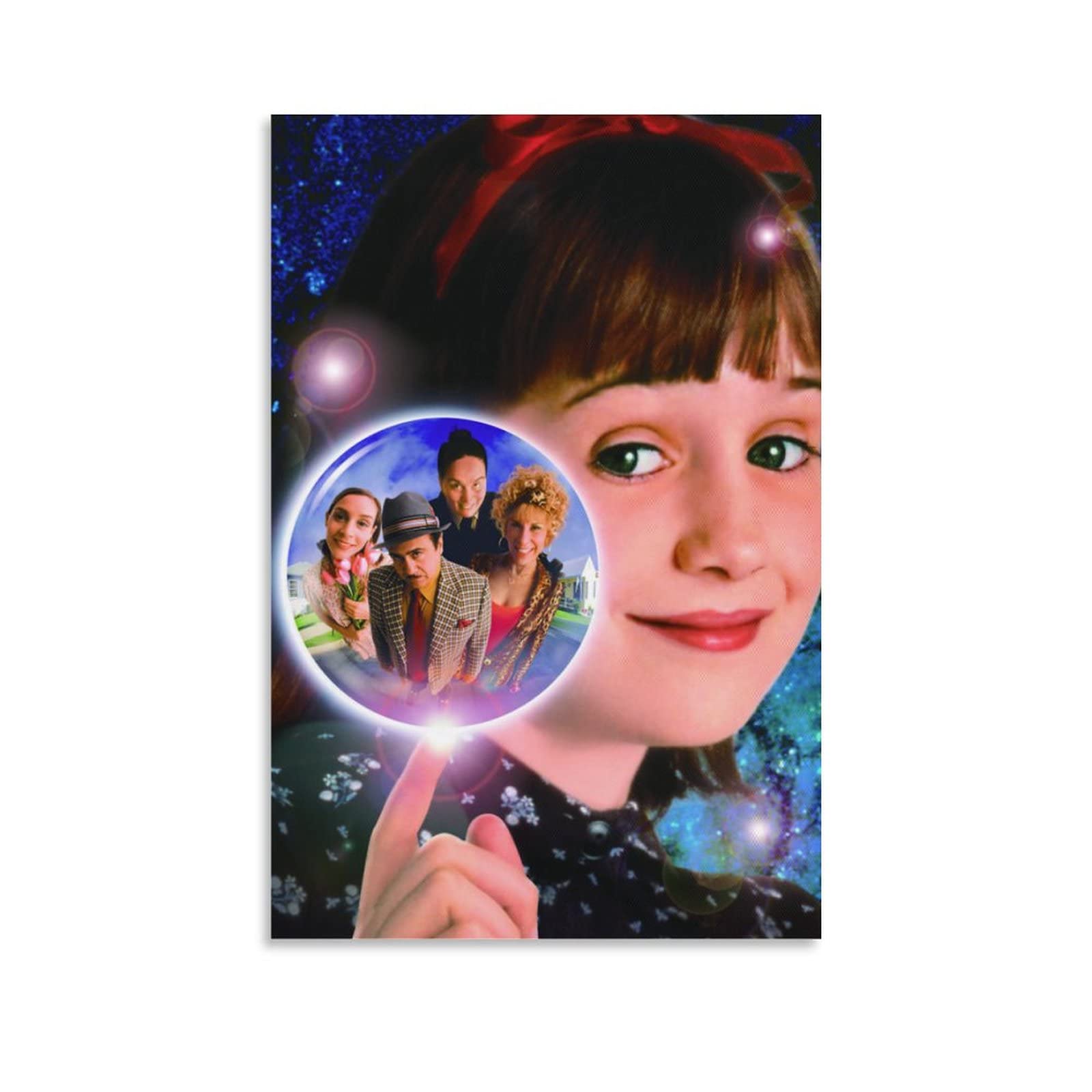 Mara Wilson Embeth Davidtz Danny DeVito Rhea Perlman Poster Canvas Wall Art Room Decor Pictures for Bedroom Wall Art Gifts Decor for Men Women Poster And Prints 08x12inch(20x30cm)