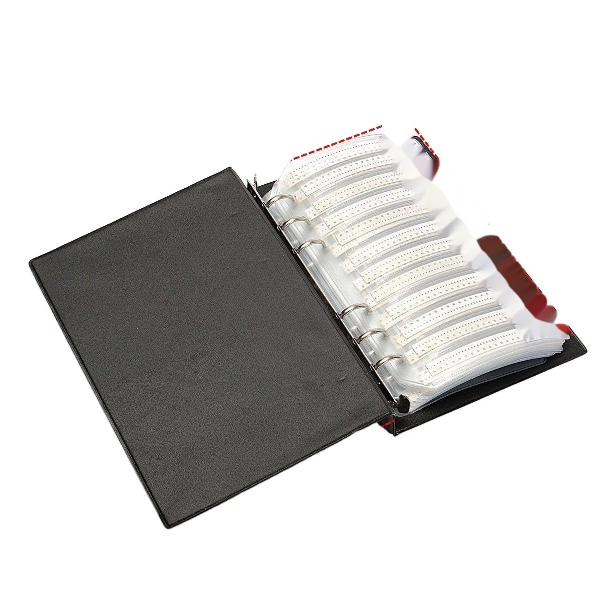 Kit surtido de resistencias de chip SMT 0402 1% SMD SMT, 8500 unidades, libro de muestras de 170 valores