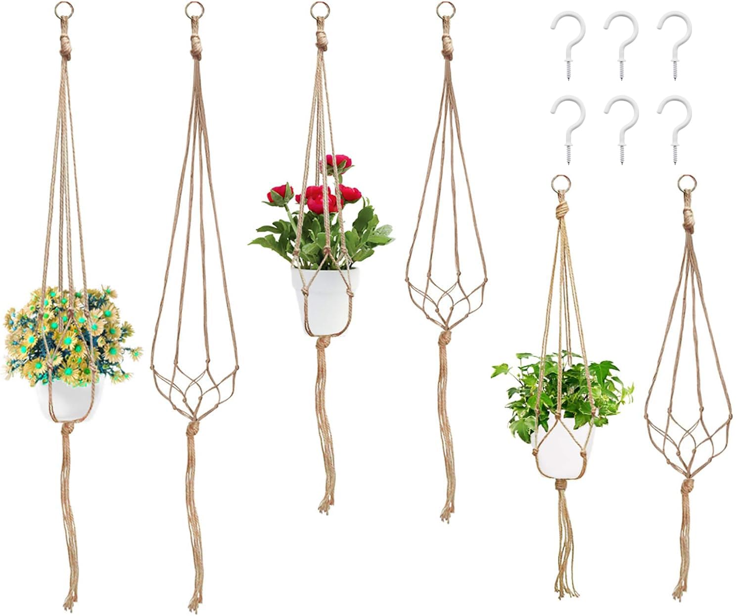 swpeet lot 6 suspensions macramé 3