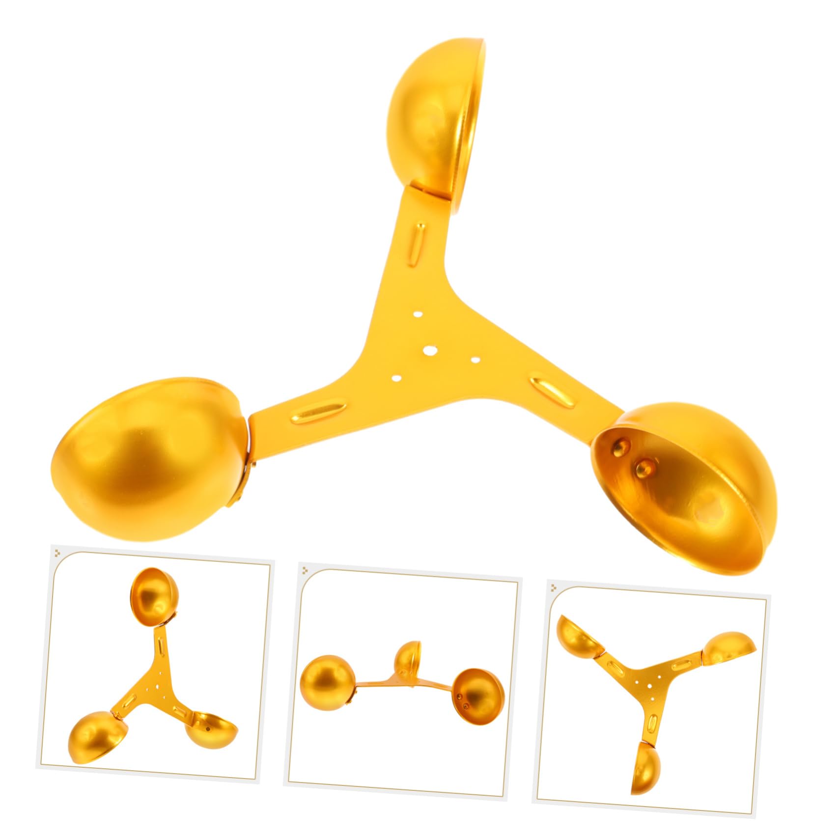 Generic Cup Wind Speed Measurement Sensor Anemometer Accessory for Accurate Wind Flow Metering Wind Cups Base Not Included