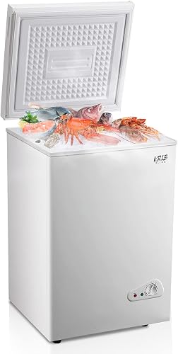 KRIB BLING FLG-100Q-WHITE 3.5 cu ft Chest Freezer White