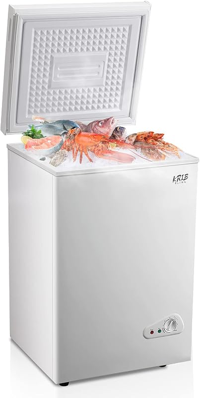 KRIB BLING FLG-100Q-WHITE 3.5 cu ft Chest Freezer White — 1 of 8