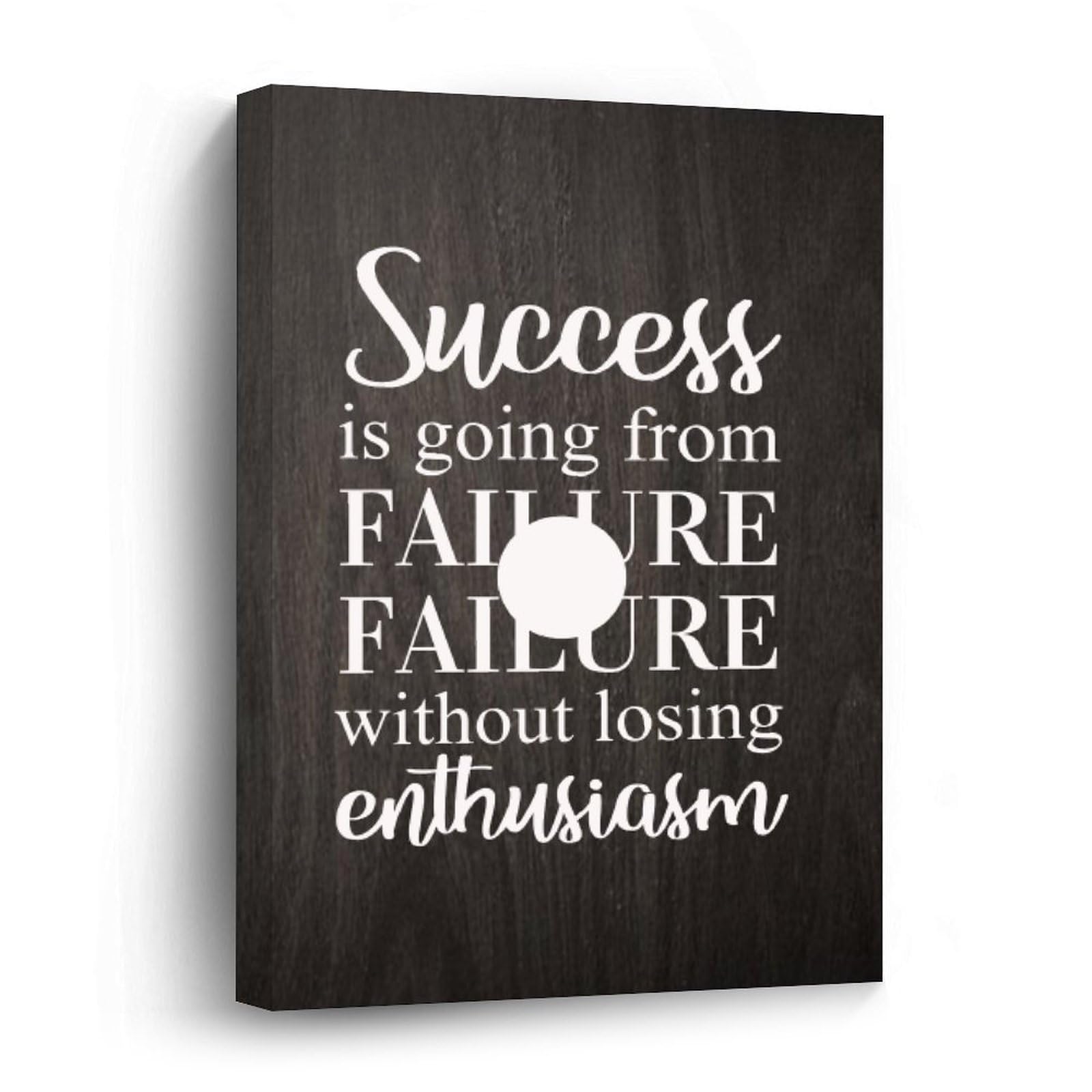 Toile murale motivante Yelolyio pour vaincre le manque d'inspiration au bureau - 5