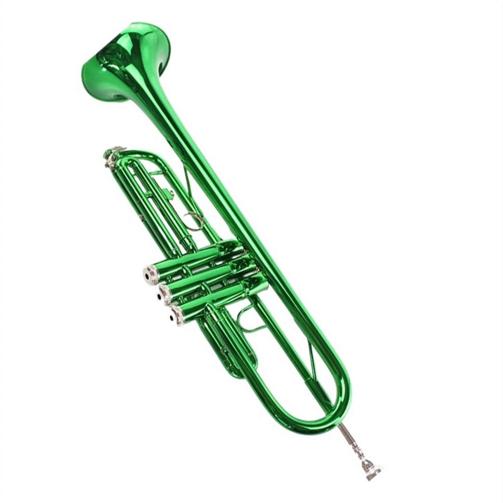 Standard Trompeten Anfänger Grün B Trompete Instrument Edelstahl Professionelle Messing Satten Ton