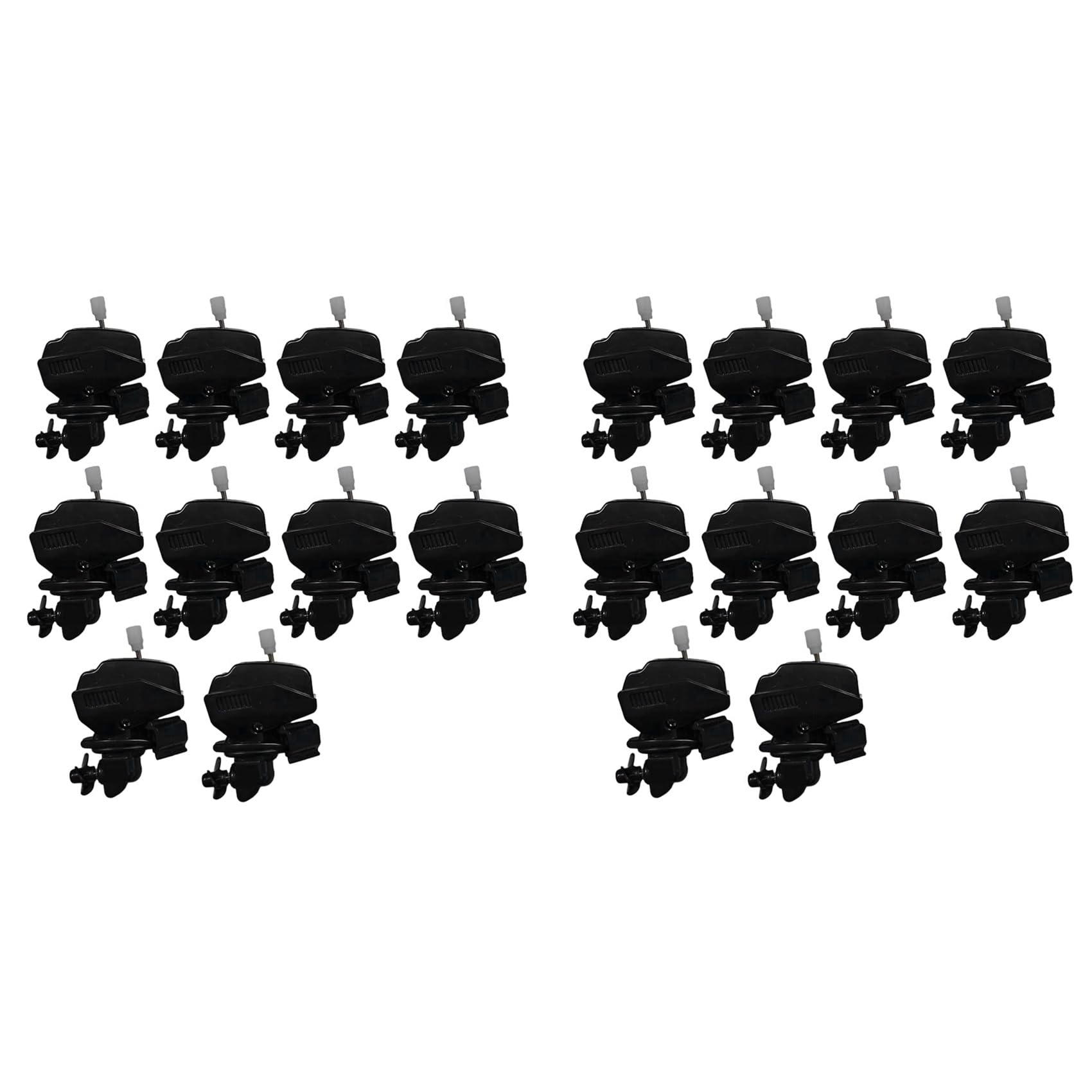 Hndhbfgrt 20PCS Boat Motor Coffee Stirrer, Stainless Steel Clip Drink Mixer, Novelty Miniature Boat Engine