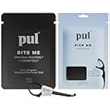 PUL Dental Care Bundle: Pack of 50 Floss Picks + 2-in-1 Aligner Seating Chewie & Removal Tool – Mint Teeth Flossers for Deep Cleaning, Tool for Invisalign & All Clear Aligners & Retainers