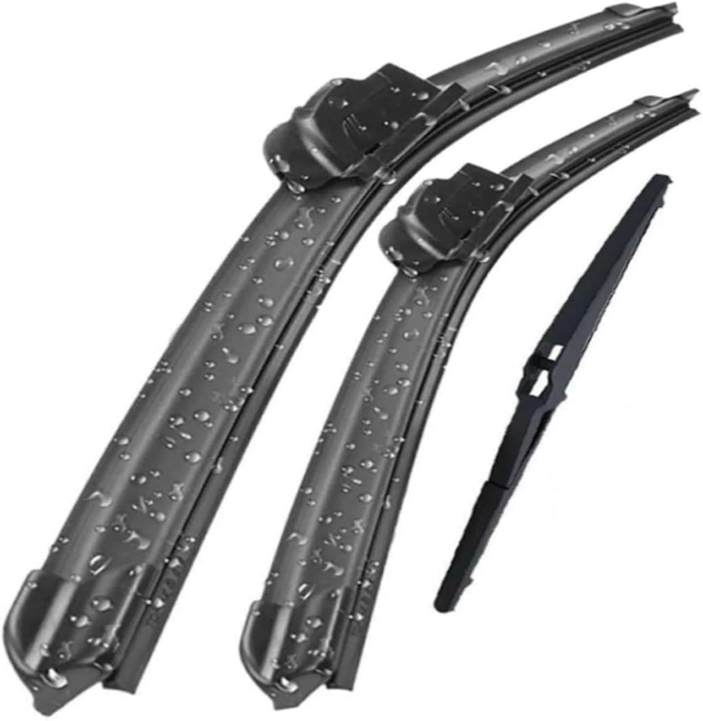 liufangfc Wiper Blades Front & Rear for Spark M300 Ruitenwisser Set Kit 2009-2015 21 "16" 12",Windscreen Wipers Hybrid – Lasts 2 Years, Silent & Streak-Free – 5-Min DIY Install