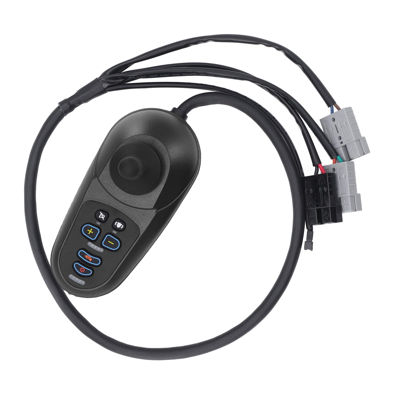 Walfront Silla de Ruedas Eléctrica Joystick Controller Hall Joystick Silla de Movilidad Controlador Velocidad Ajustable y Freno Auto Manual de Sillas de Ruedas