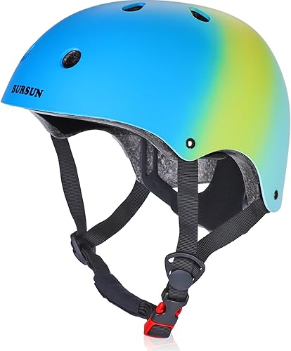 Casco de bicicleta para niños de 2 a 8 años, casco de seguridad ajustable multideportivo para bicicleta, patinaje, patinaje, bicicleta de