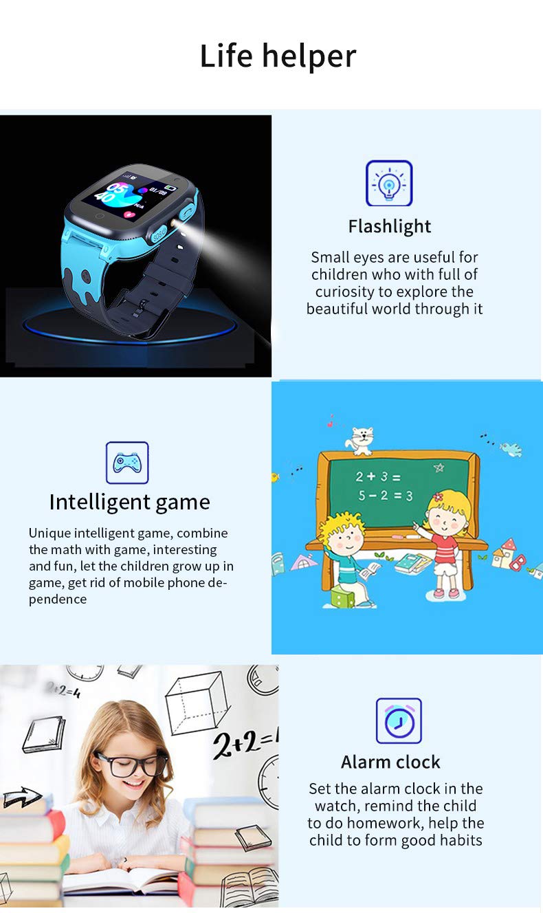 Interactive Touchscreen Smartwatch for Kids
