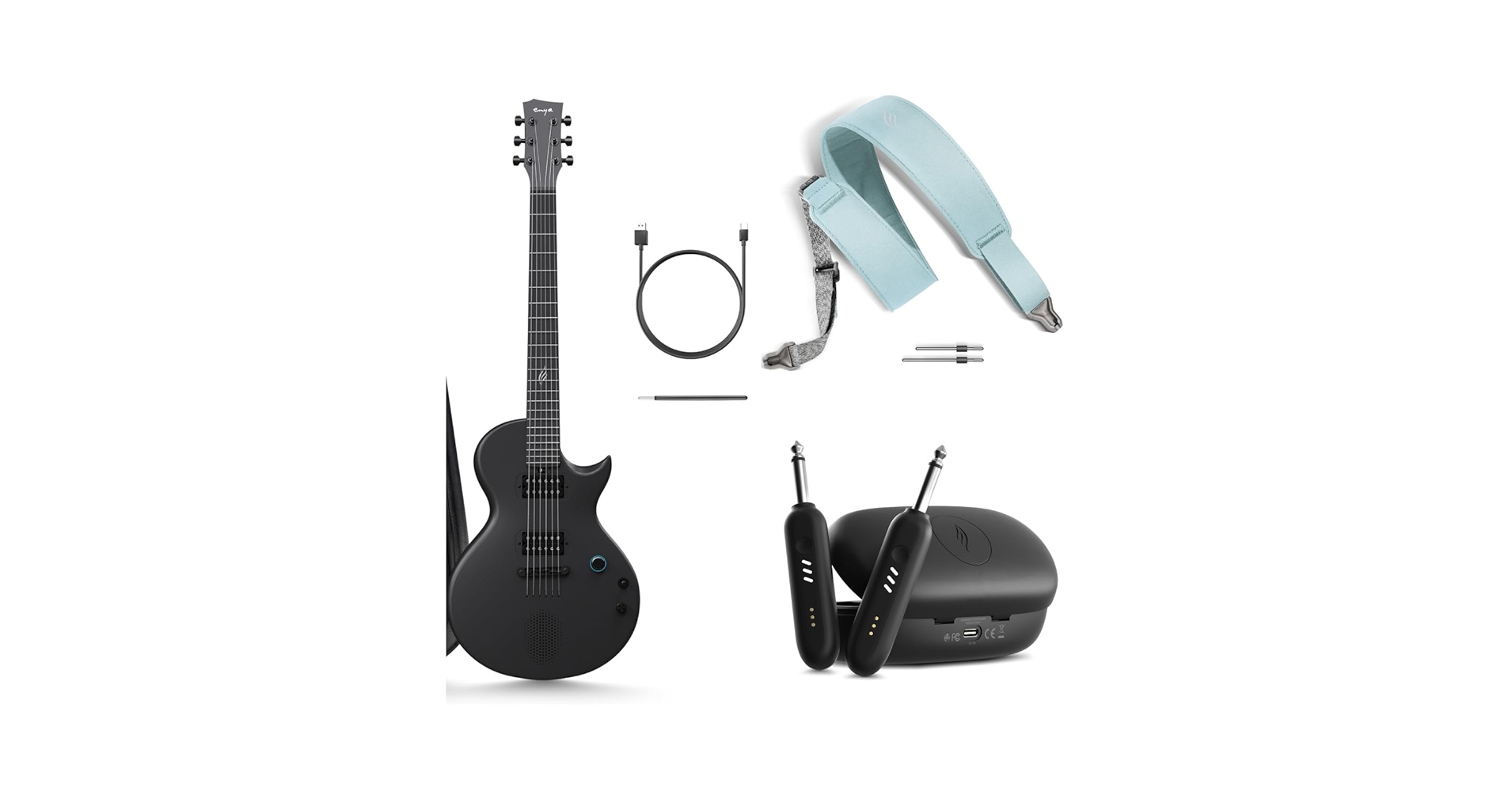 Amazon.com: Enya Electric Guitar Nova Go Sonic Smart