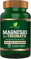 Suplemento Magnésio L-Treonato 500 mg - 120 cápsulas
