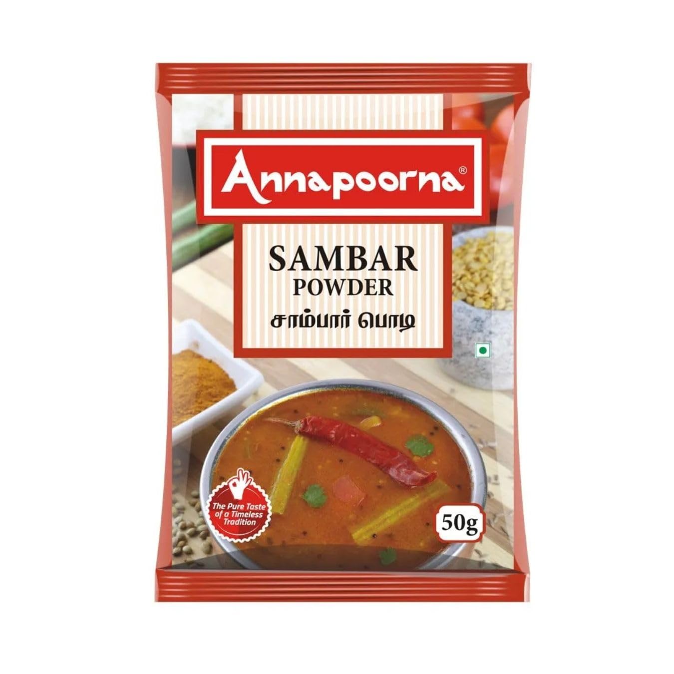 Annapoorna Sambar Powder 600g (Pack of 12 x 50g) The Taste That Unites ! (B0DB87L91B) Amazon Price History, Amazon Price Tracker
