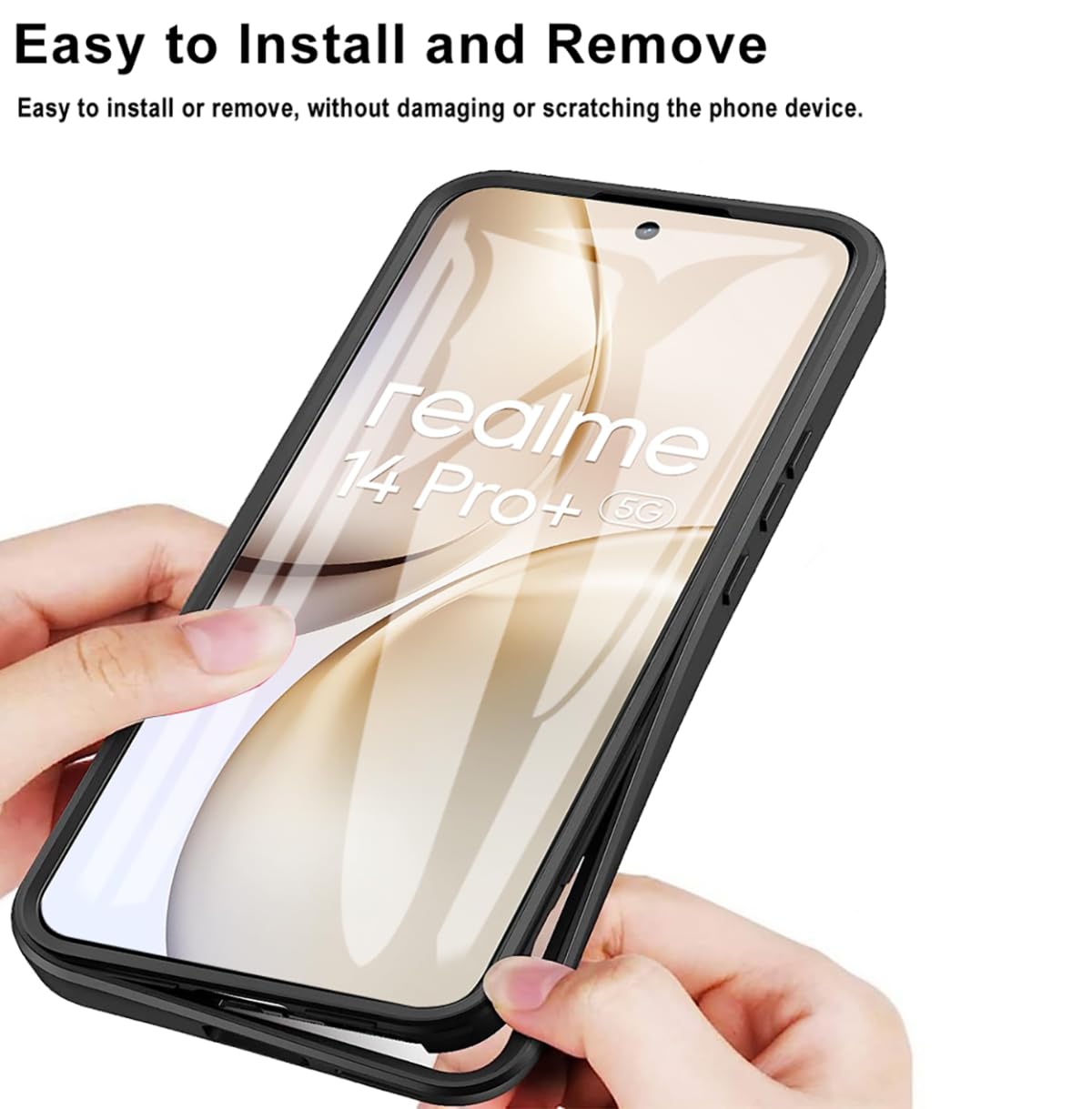 Ivoler Handyhülle Für Realme 14 Pro+ 5G – Kristallklar, Militärischer Schutz, Stoßfest & Vergilbungsfrei