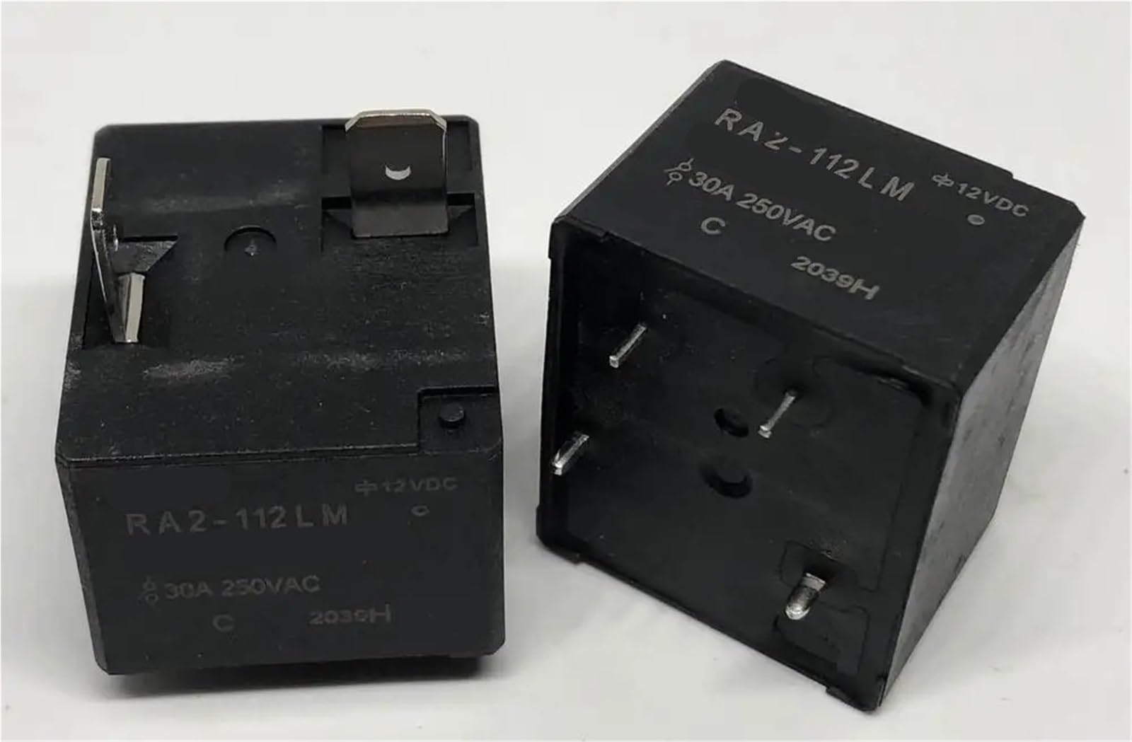 Relais de puissance RA2-112LM T91-1A-12V 4 broches miniature