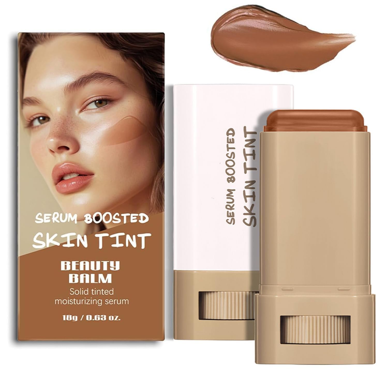 Foundation Stick Beauty Balm Serum Boosted Skin Tint Tinted Moisturizer Skin Tint for Black Women Contour Stick for
