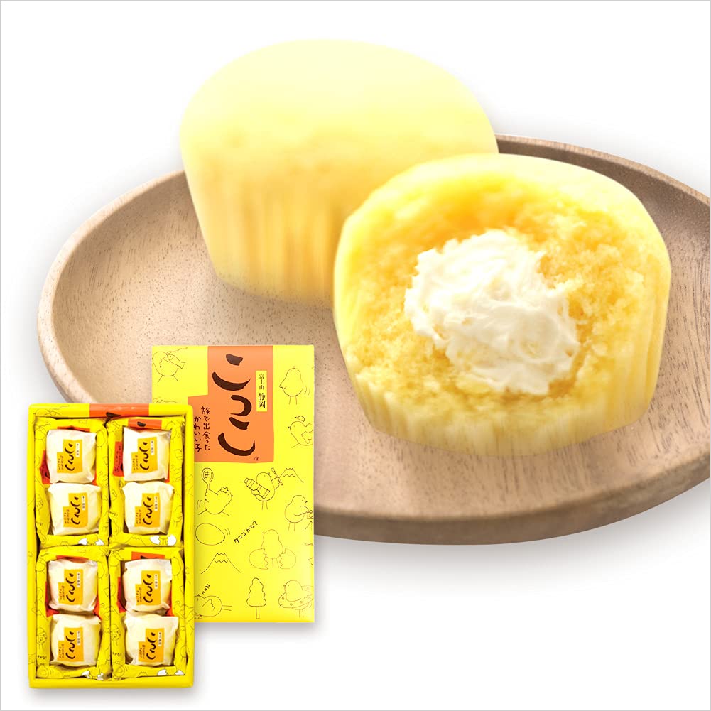Amazon.co.jp: こっこ 8個入り静岡土産 蒸しケーキ お菓子 和菓子 お
