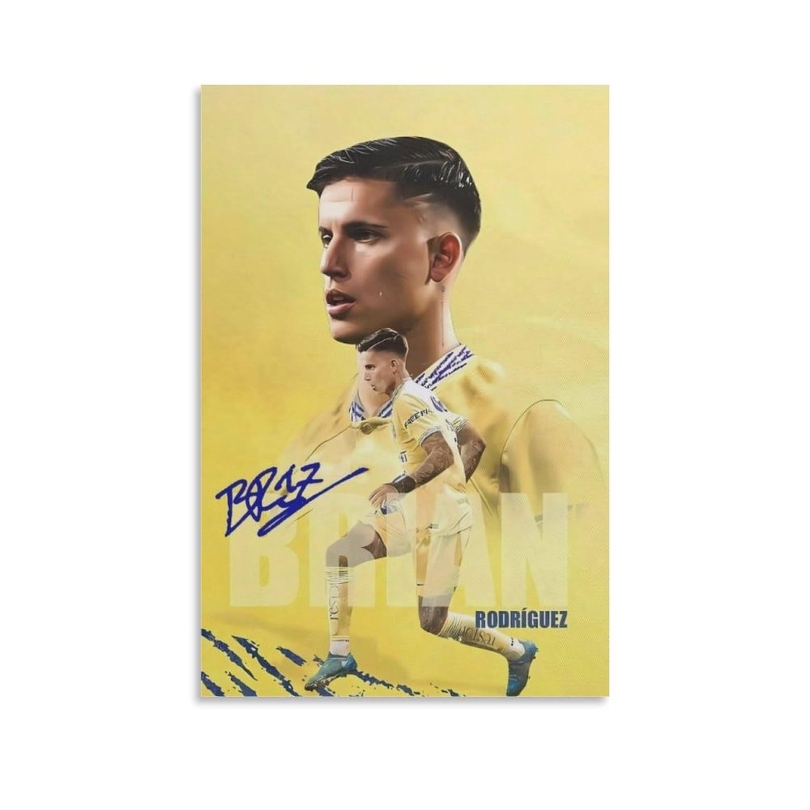 FCOIN Brian Rodriguez Canvas Poster Canvas Poster Wall Art Picture Prints Hanging Photo Decor Home Posters Artworks 20x30inch(50x75cm)