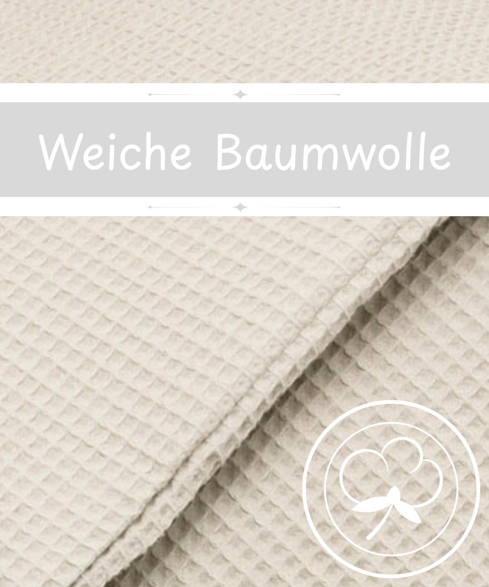 Einschlagdecke Babyschale Winter Herbst 75x75cm mit Kapuze Klettverschluss Ganzjährig Leinen