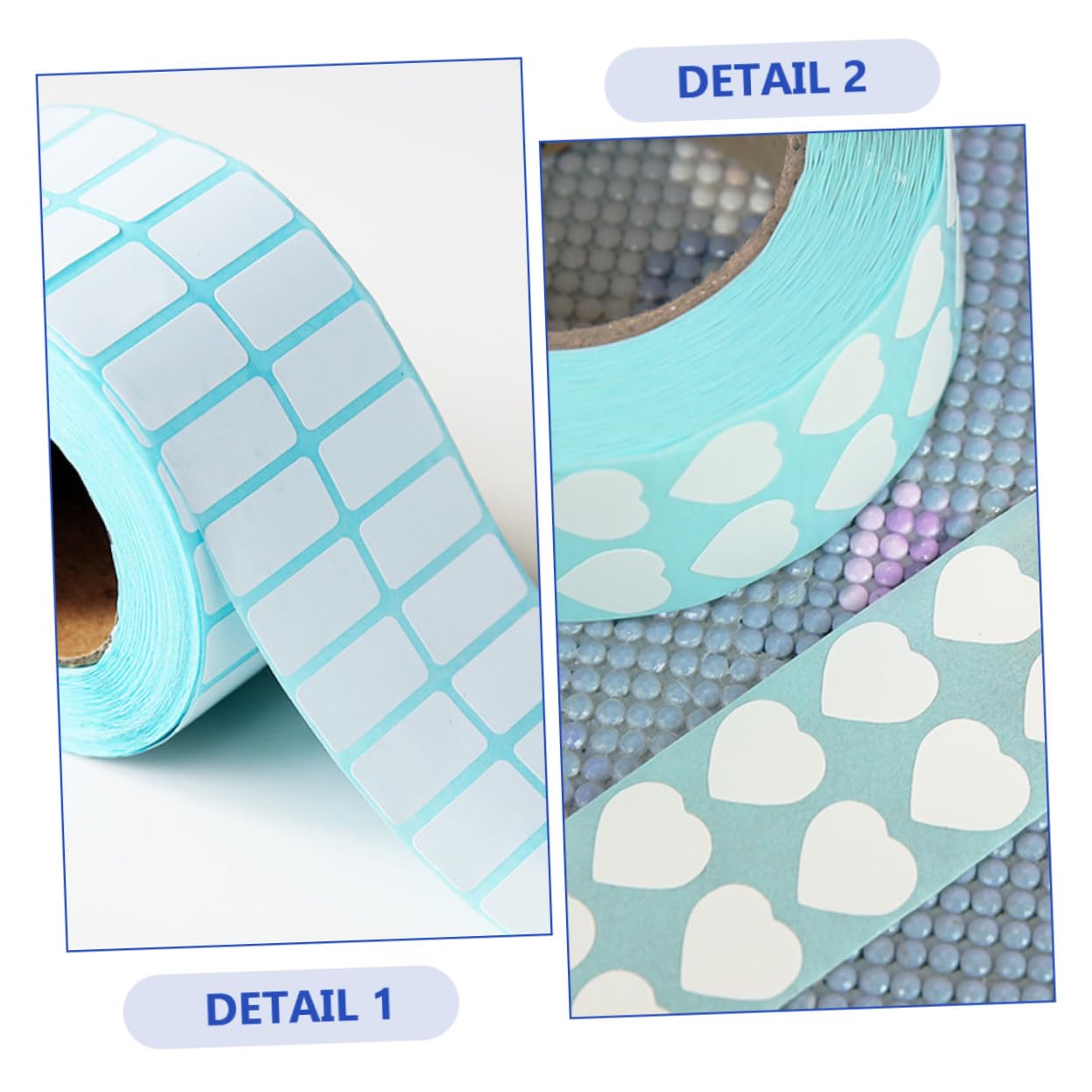 Housoutil 5 Set Etichette Adesive Autoadesive Per Classificazione Etichette Per Ufficio E Organizzazione Domestica 3 * 5