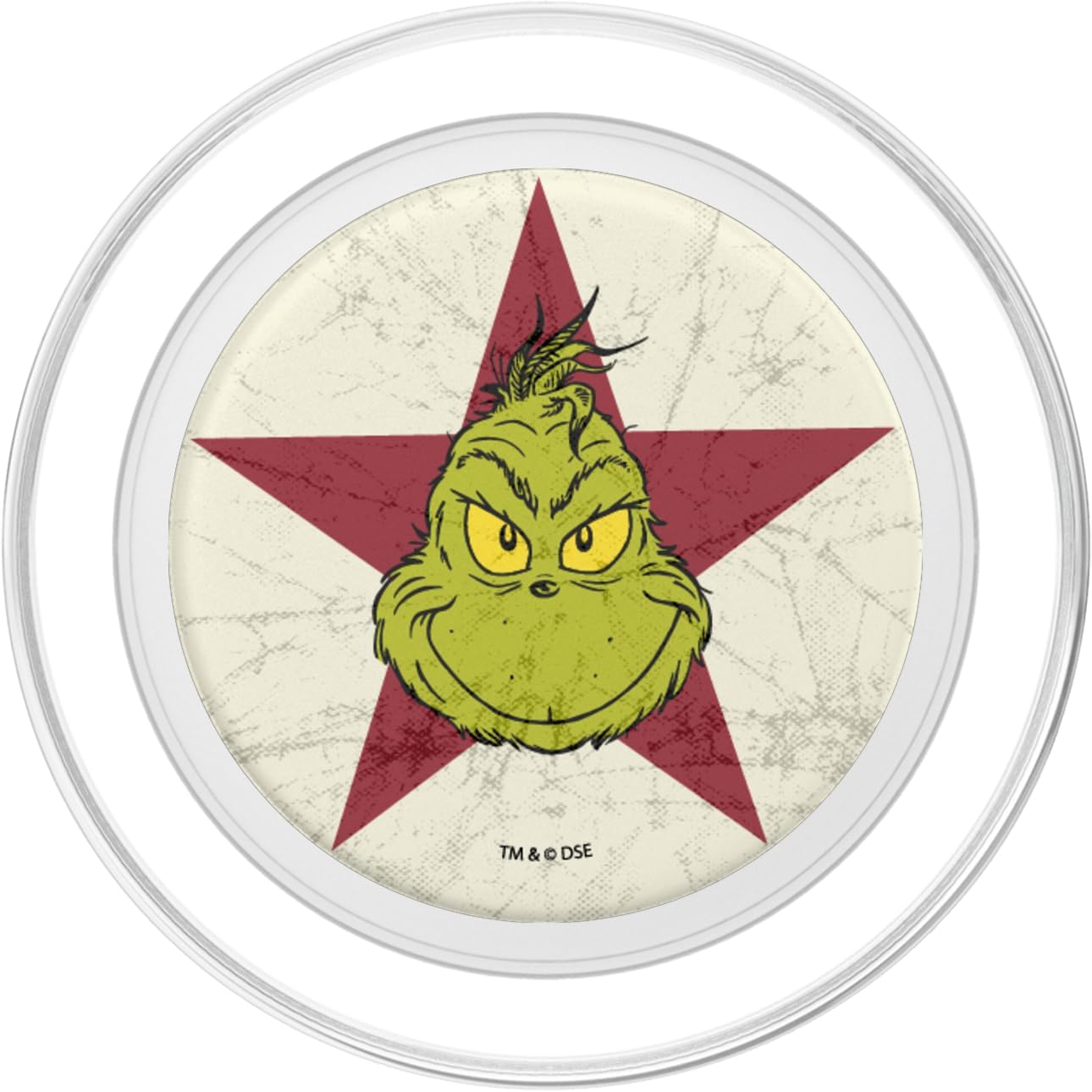 Dr. Seuss Grinch Star PopSockets MagSafe PopGrip for iPhone
