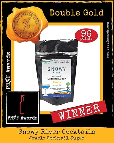 Miniatura 5 de Snowy River Rimmer de azúcar de cóctel (8oz, joyas)