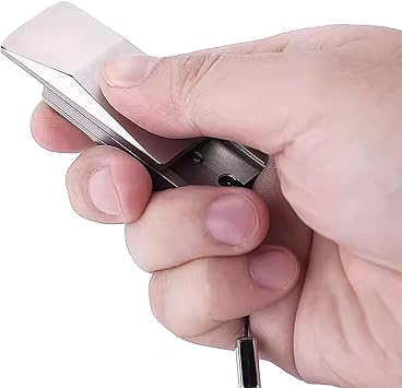 Fidget Slider Pickup Styling EDC Toy Stainless Steel Double-Sided Play Fidget Toy for Adult