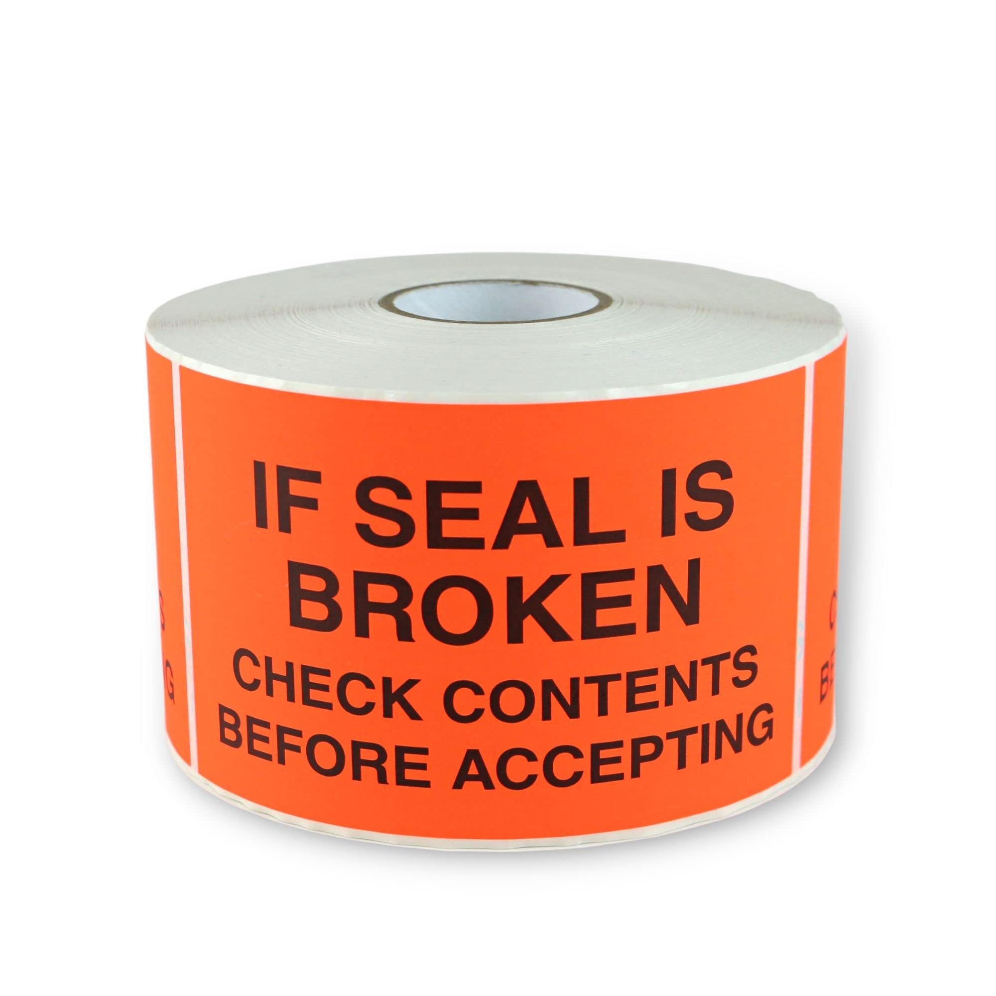 FindTape Etiketten für besondere Handhabung [Hergestellt in den USA]: 3 in. x 5 in. ("IF SEAL IS BROKEN CHECK CONTENTS BEFORE ACCEPTING") / 500-etiketten