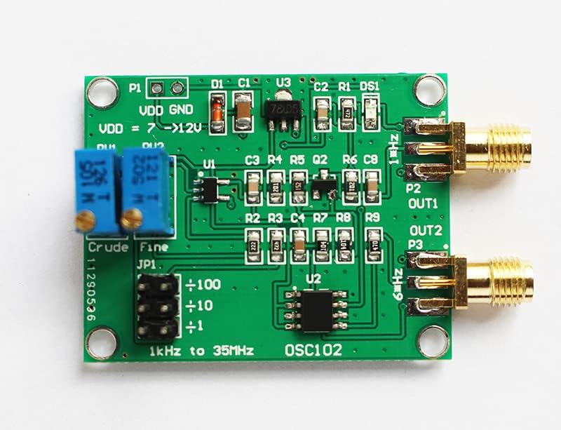 1KHz-to-210MHz Adjustable RF Generator Module