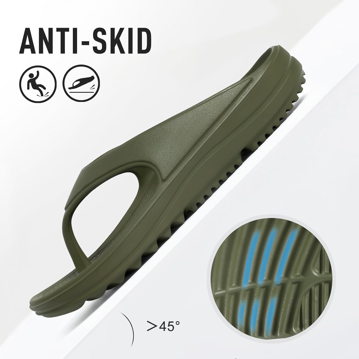 shevalues Women's Arch Support Orthopedic Flip Flop Sandals - Image 5