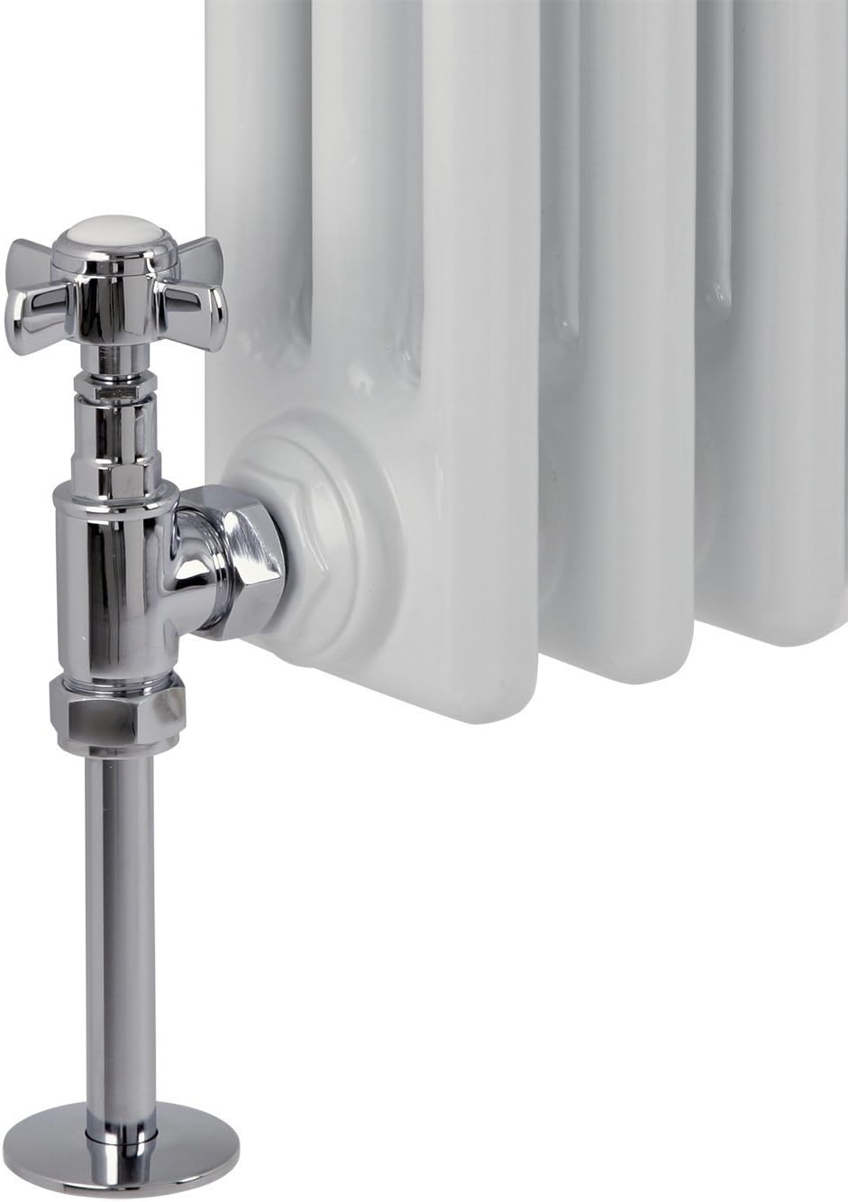 ENKI dos válvulas de codo para radiador toallero mandos en ...