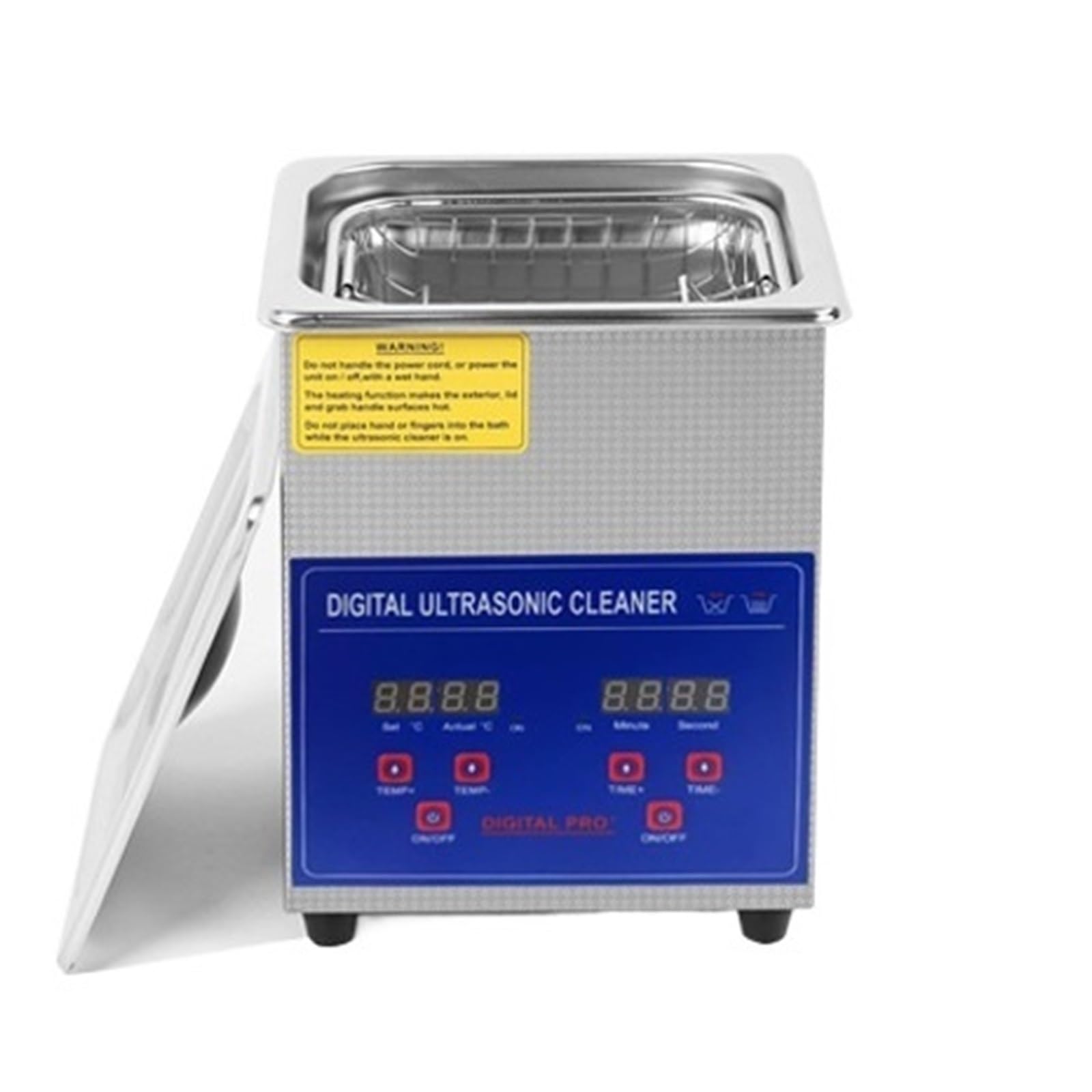 Limpiador de joyas, Máquina De Limpieza Ultrasónica, Caja Acero Inoxidable Con Temporizador Baño Ultra Limpiador Digital 2L 3L,para retenedores