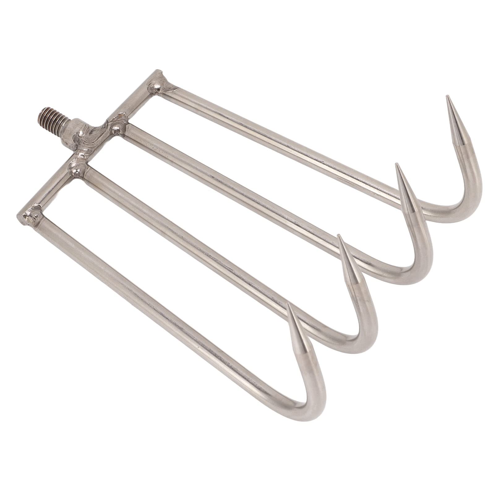 Amazon.co.jp: 4 歯熊手、ハンドレーキ雑草、釣り用 8mm ネジ付き