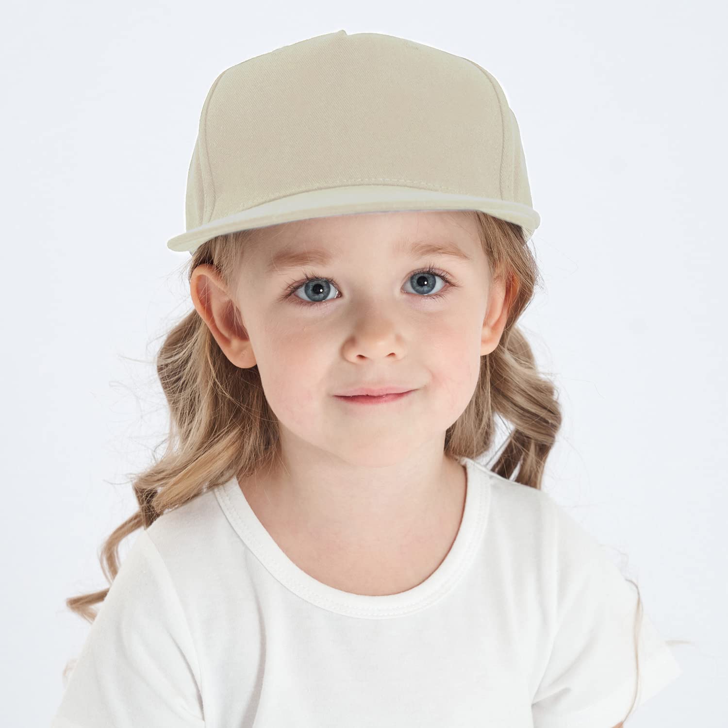Berretto da baseball per bambini, cappello estivo da sole per bambini da 6 mesi a 8 anni, visiera regolabile con visiera snapback da camionista