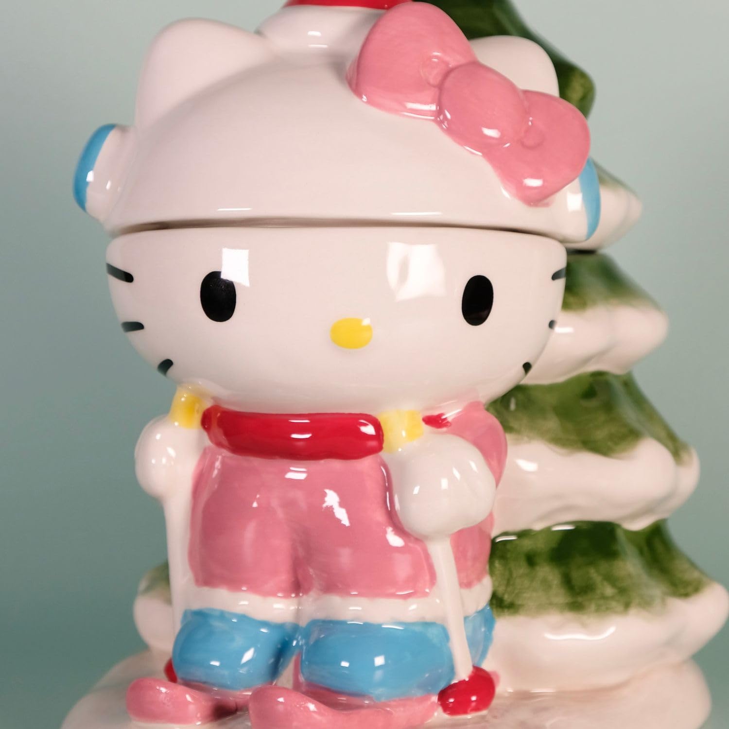 Amazon.com - Blue Sky Clayworks Hello Kitty Snow Skiing and Winter